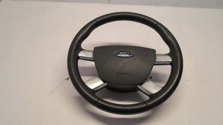 FORD C-MAX MK1 I РУЛЬ КОЖА ПОДУШКА БЕЗОПАСНОСТИ, фото 1