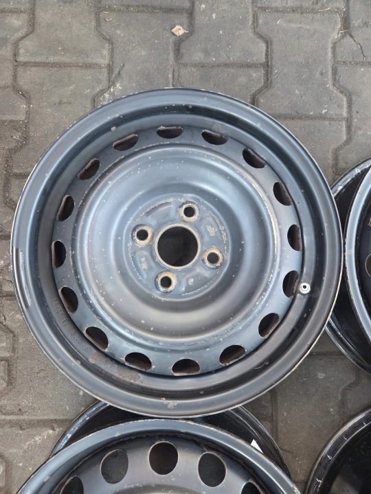 4× Штампованный диск Toyota OE 42611-0D590 5.0" x 15" 4x100 ET 39, фото 3