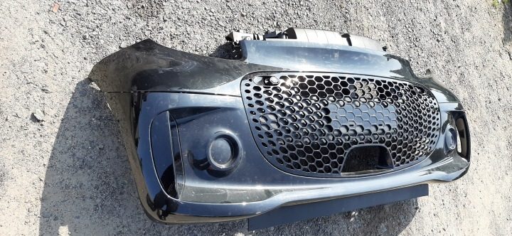Smart 453 Fortwo бампер передний решетка радиатора оригинал, фото 5