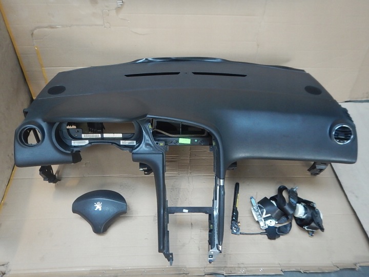 ПАНЕЛЬ КОНСОЛЬ AIRBAG НАТЯЖИТЕЛИ PEUGEOT 3008, фото 1