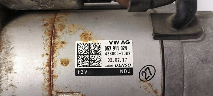 Стартер 057911024 Audi Q7 II 4M, фото 6