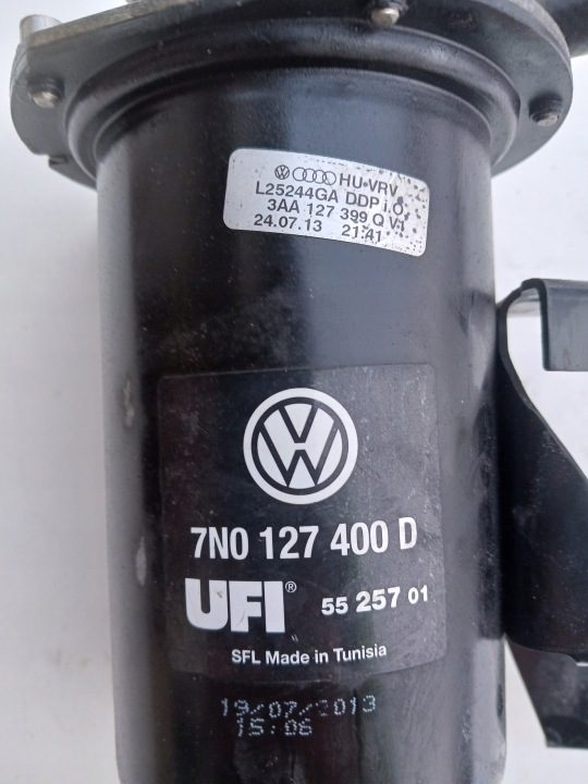 VW Passat B7 2.0 TDI корпус топливного фильтра 7N0127400D 3AA127399Q, фото 2