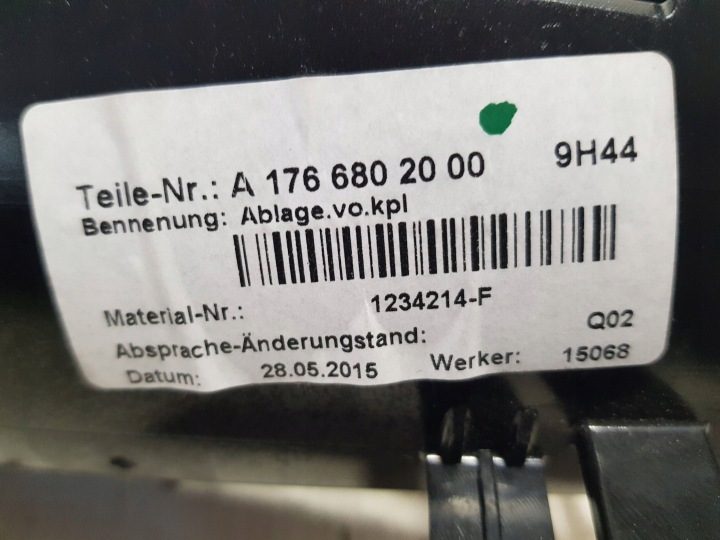 Пепельница передняя Mercedes CLA C117 X117 W117 W176 A1766802000, фото 7