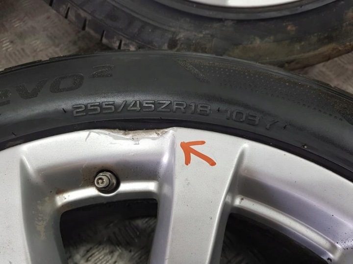 КОЛЕСА ДИСКИ ШИНЫ 255/45/R18 MERCEDES W221 A2214015402, фото 3
