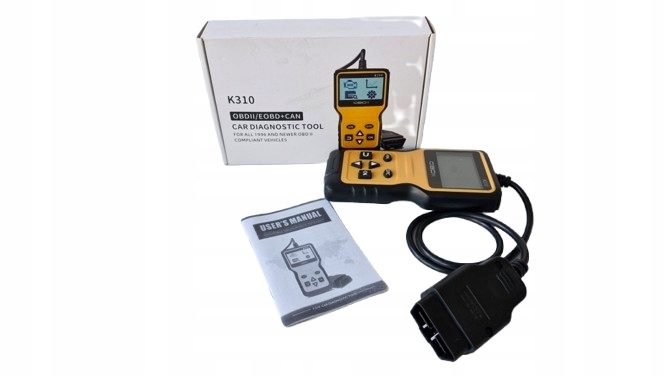 ТЕСТЕР ЦИФРОВОЙ ДИАГНОСТИЧЕСКИЙ OBD II K310 GWR, фото 1