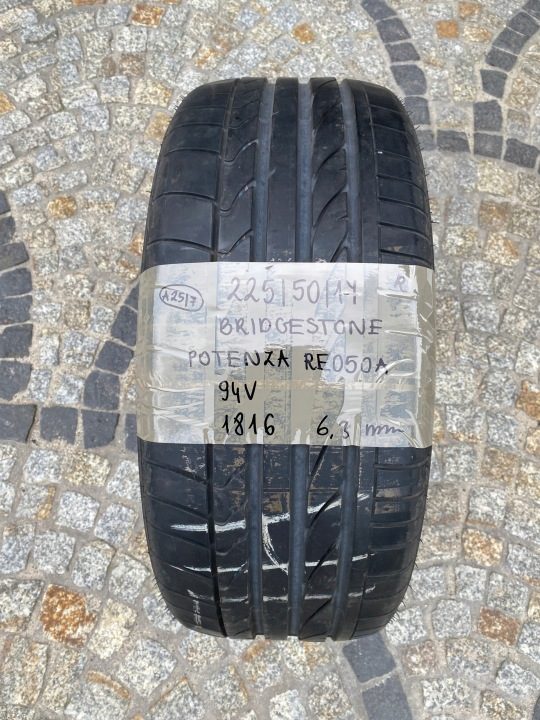 Шина летняя Bridgestone Potenza RE050 Asymmetric 225/50R17 94 В защита диска, фото 1