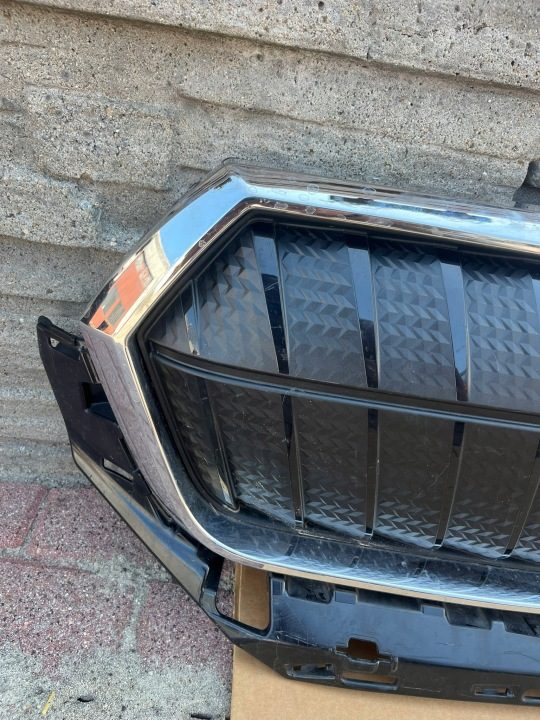 SKODA ENYAQ РЕШЕТКА РАДИАТОРА ХРОМ БАМПЕРА ПЕРЕДНИЙ ОРИГИНАЛ 5LA853653, фото 2