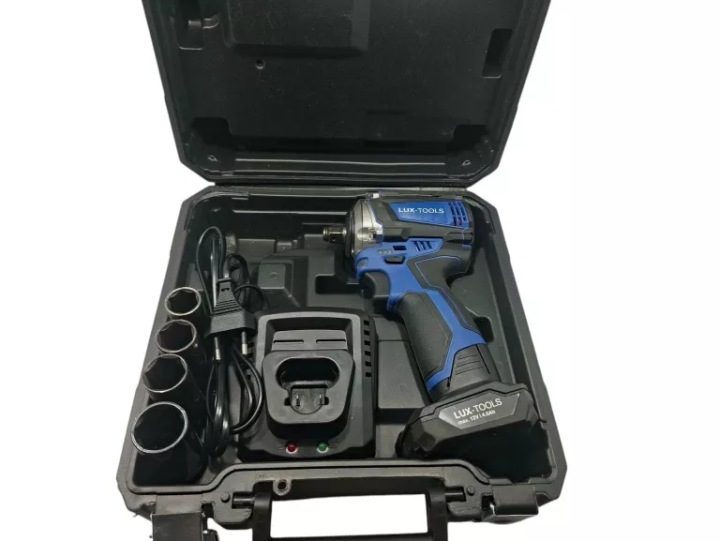 ЛЮКС-Tools Ударный гайковерт A-SSR-12 Комплект 12V 4,0 А·ч, фото 1