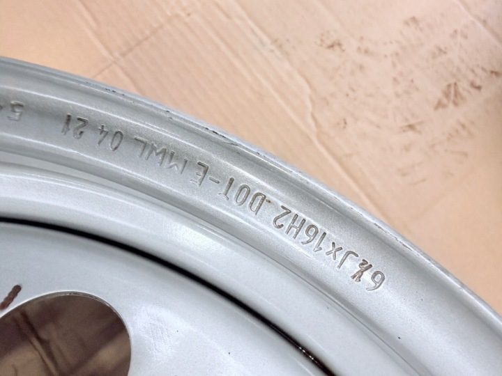 Штампованный диск Volkswagen OE 5QA601027 _/B 6.5" x 16" 5x112 ET 48, фото 5