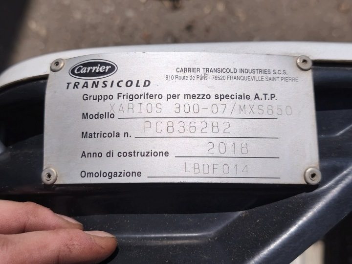 Агрегат холодильный рефрижератор Carrier Xarios 300-07 MXS850 18-10157 2018 г., фото 3