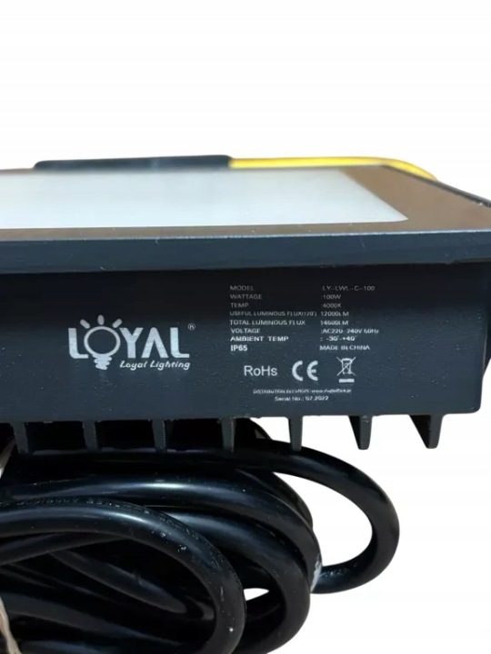 Прожектор LED Masterled 100W 4500K черный переносной IP65, фото 2