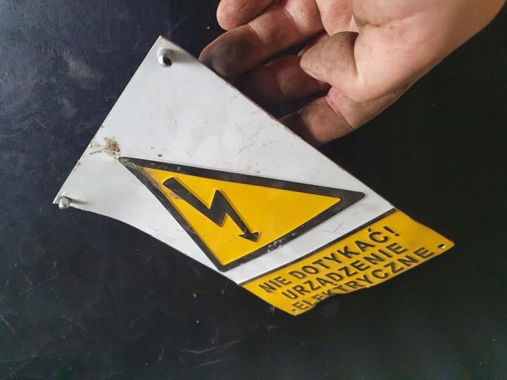 ТАБЛИЧКА INFORMACYJNA НЕ DOTYKAĆ УСТРОЙСТВО ЭЛЕКТР., фото 6