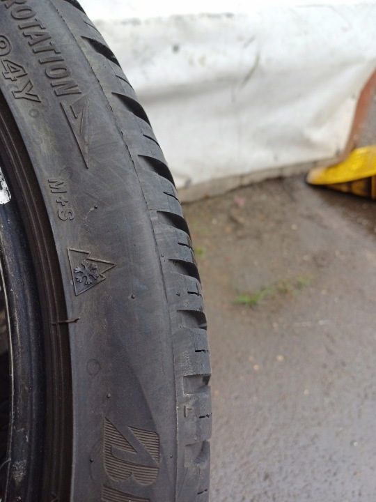 4× Шина летняя Bridgestone Potenza RE050A 255/35R18 90 Вт защита диска, усилитель (XL), фото 7
