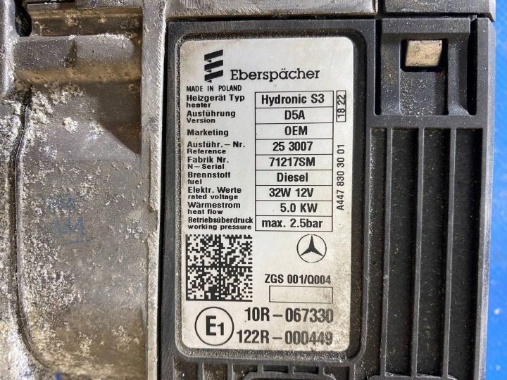 Webasto Mercedes 447 В класс 4478303001, фото 5