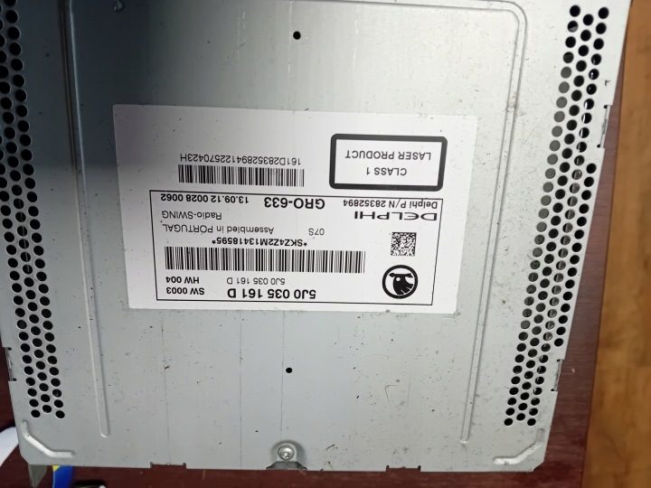 SKODA FABIA II ROOMSTER МАГНИТОЛА CD MP3 SWING 5J0035161D, фото 2