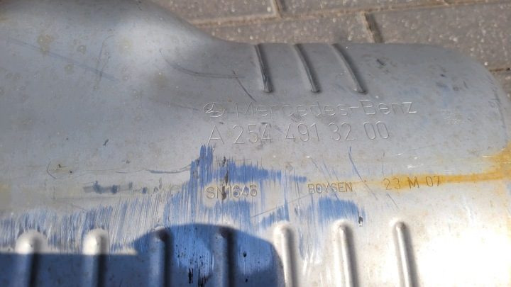 MERCEDES W254 X254 GLC 300de ГЛУШИТЕЛЬ В СБОРЕ A2544913200 A2134905905, фото 12