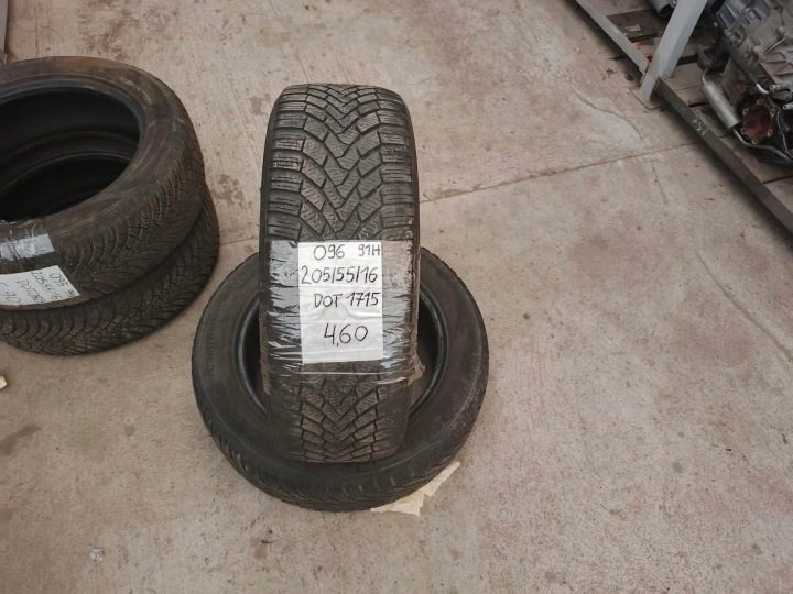 Шина зимняя Continental ContiWinterContact TS 850 205/55R16 91 H сцепление на снегу (3PMSF), защита диска, фото 1