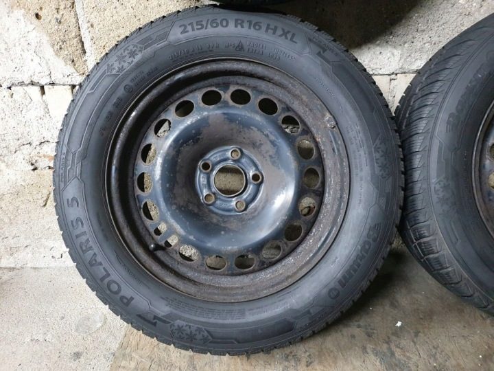 Диски стальные колеса Opel Astra R16 5x105 шины зимние 215/60R16 6 мм, фото 3