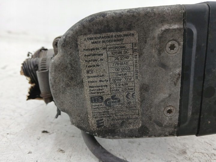 EBERSPACHER АВТОНОМНЫЙ ОТОПИТЕЛЬ HYDRNONIC D5W SC ДИЗЕЛЬ 5.0 кВт, фото 5