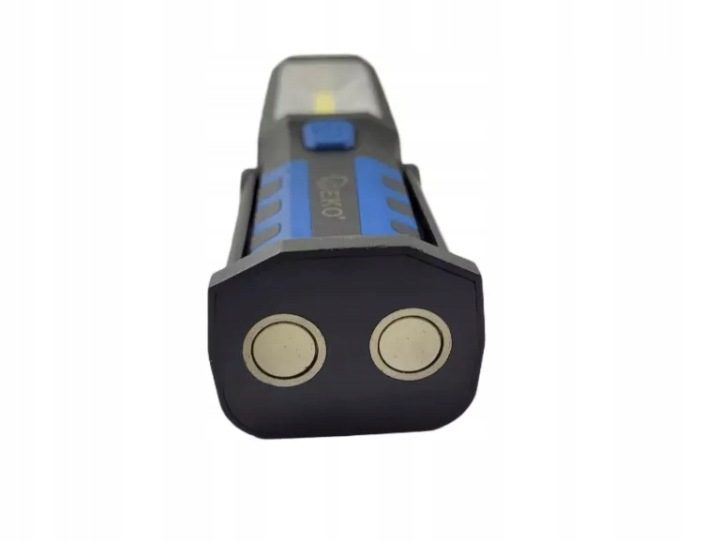 GEKO Лампа переносная 3W+3W LED COB 1200 мАч с кронштейном и magnesem G15113, фото 9