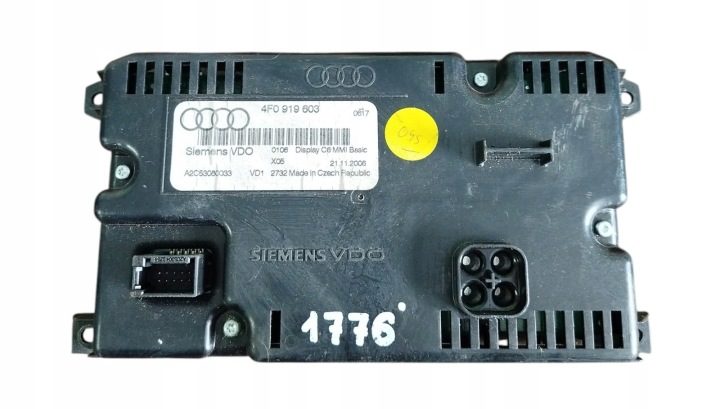 AUDI A6 C6 ДИСПЛЕЙ МАГНИТОЛЫ НАВИГАЦИИ 4F0919603 (R243), фото 2