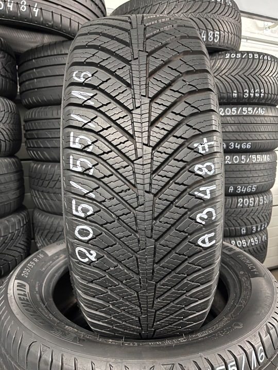Шина всесезонная Kumho Solus HA31 205/55R16 91 H сцепление на снегу (3PMSF), фото 2
