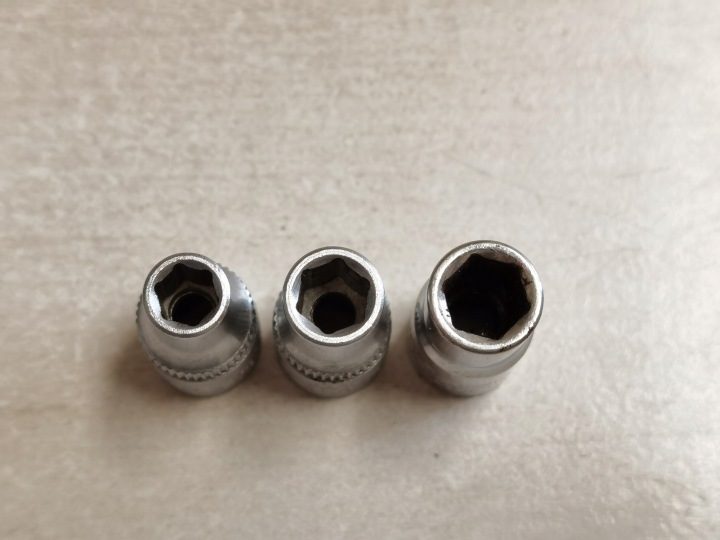 Набор головок 1/4" 6-kątnych FORCH 5,6,7 мм, фото 3