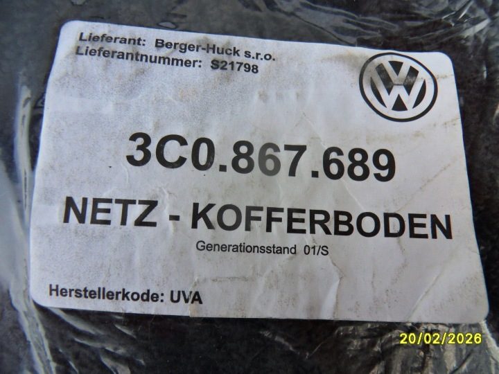 СЕТКА БАГАЖНИКА VOLKSWAGEN OE 3C0867689, фото 2