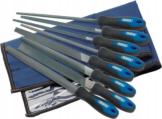 Draper 44961 комплект pilników и tarników с кронштейном Softgrip 200 мм, 8 шт., фото 1