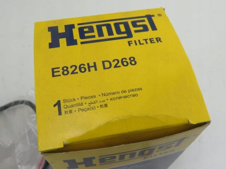 Hengst Filter E826H D268 Фильтр масляный, фото 2