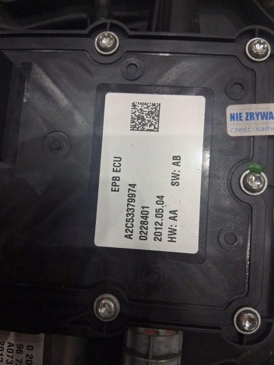 РУЧНОЙ ТОРМОЗ ЭЛЕКТРИЧЕСКИЙ CITROEN C4 PICASSO 9673081780 0204706354, фото 5
