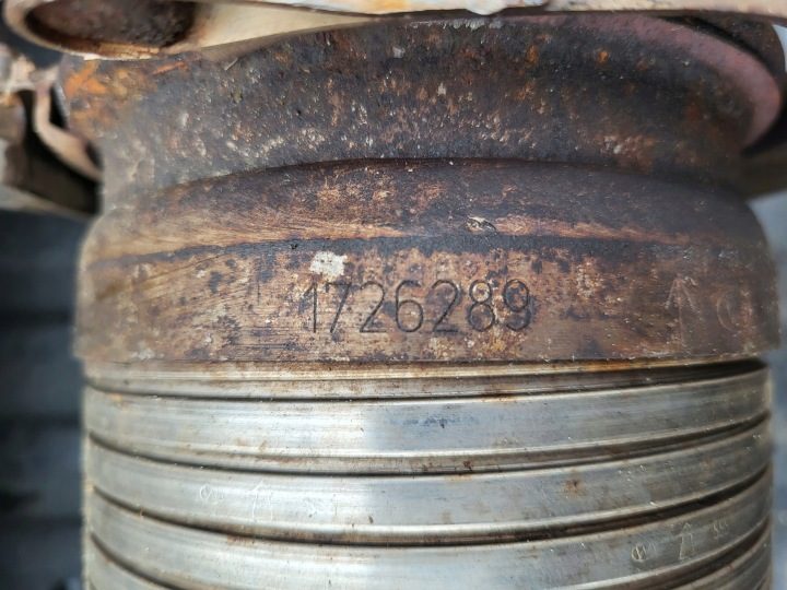 Труба Соединитель Выхлопа Выпускной Глушитель Катализатор Scania 1753639 1726289, фото 5