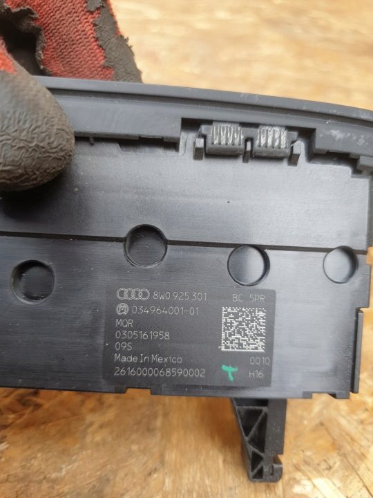 AUDI A4 B9 ПАНЕЛЬ УПРАВЛЕНИЯ ПЕРЕКЛЮЧАТЕЛЬ 8W0925301, фото 7