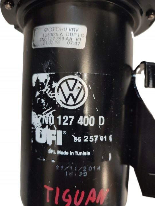 Volkswagen Tiguan 5N 2.0 TDI корпус топливного фильтра 7N0127400D, фото 2
