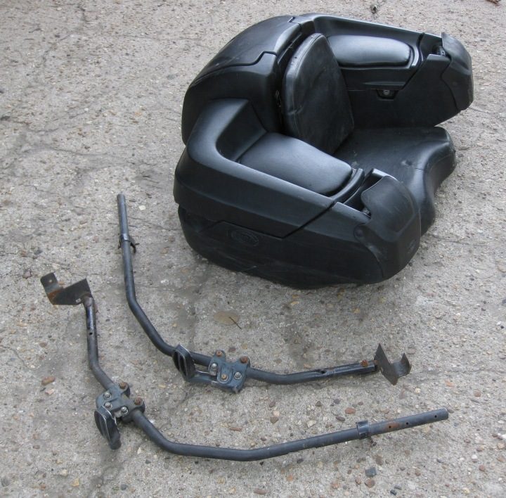 Кофр задний с oparciem 90L ART ATV черный Plus багажник, фото 3