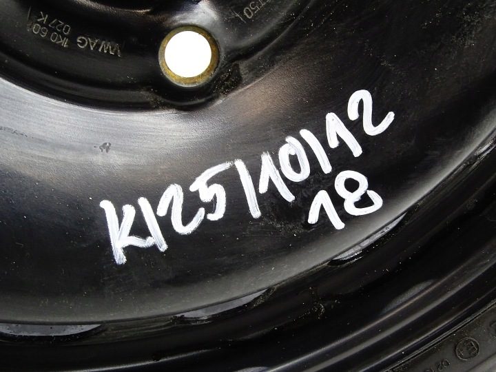 ДОКАТКА ЗАПАСНАЯ SKODA OCTAVIA II R16 5X112 16" 205/55 1K0601027K, фото 11