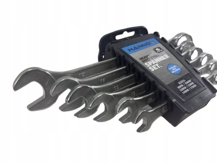 ТОРЦЕВЫЕ ГОЛОВКИ HANNON SPANNER КОМПЛЕКТ 6 шт. 8MM-17MM 23157, фото 9
