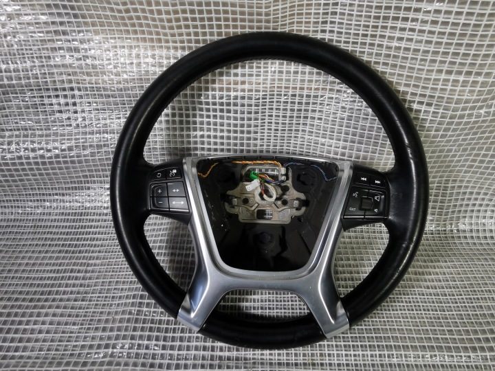 VOLVO XC70 II 07-13 РУЛЬ КОЖАНЫЙ КОЖА МУЛЬТИФУНКЦИОНАЛЬНАЯ МУЛЬТИ КРУИЗ-КОНТРОЛЬ, фото 1