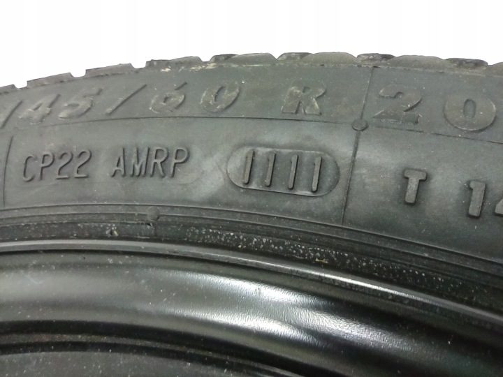 Колесо запасное докатка Continental T145/60R20 A4 B8 A5 8T A6 C7 оригинал, фото 4