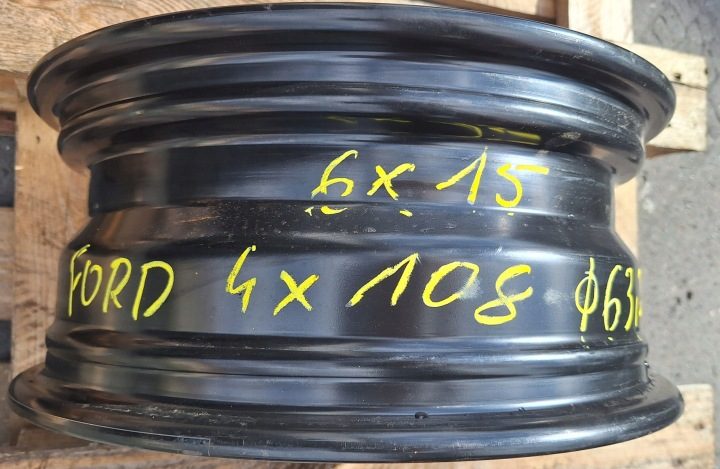 Штампованный диск Ford OE 6.0" x 15" 4x108 ET 49,5, фото 3