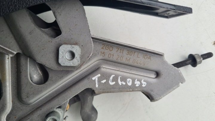 РУЧНОЙ ТОРМОЗ РЫЧАГ РУЧНОГО ТОРМОЗА КОЖА VW POLO VI 2G, фото 7