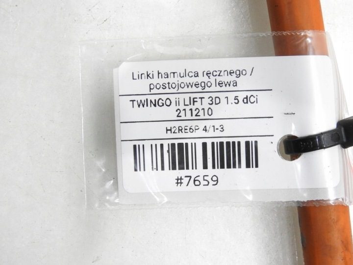 ТРОС РУЧНОГО ТОРМОЗА ЛЕВЫЙ RENAULT TWINGO II, фото 6