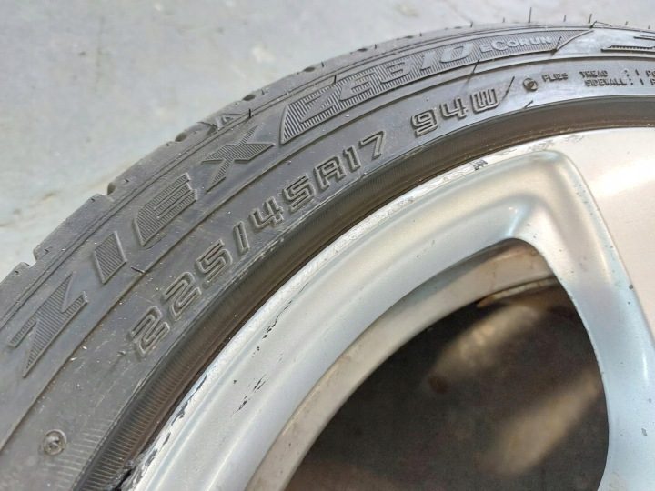 КОЛЕСА ЛИТЫЕ ДИСКИ 17" 225/45R17 BMW 5x120 ОРИГИНАЛЬНЫЕ ШИНЫ 7-8mm DOT 4522, фото 11