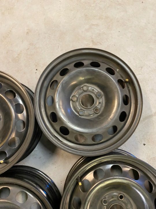 4× Штампованный диск Volkswagen OE 5q0601027ck 6.0" x 16" 5x112 ET 43, фото 3