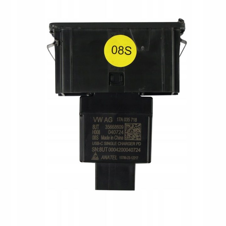 Volkswagen Crafter Mk2 Гнездо Порт Зарядки USB-C 17A035718, фото 12