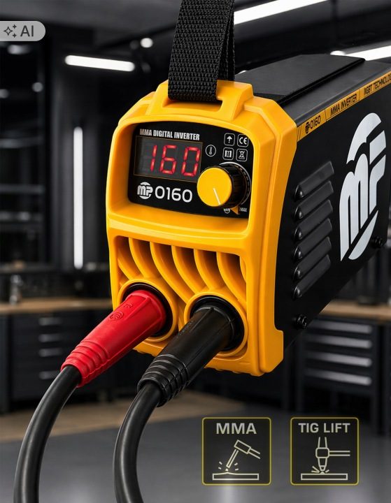 Сварочный инвертор Majster Pro 160A MMA/TIG с maską и LCD, фото 3