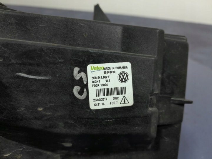 VW GOLF VII РЕСТАЙЛИНГ ПРОТИВОТУМАННАЯ ФАРА ПЕРЕДНЯЯ ПРАВАЯ 5G0941662F, фото 7