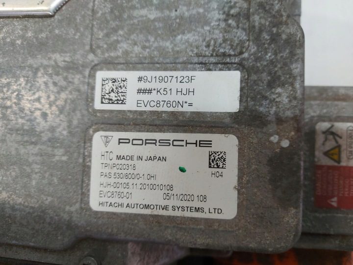 Porsche Taycan 4S 9J1 2021 г. ДВИГАТЕЛЬ ЭЛЕКТРИЧЕСКИЙ ЗАДНИЙ 9J1907123F, фото 6