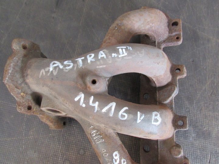 ВЫПУСКНОЙ КОЛЛЕКТОР OPEL ASTRA II 1.4 бензин 16V 98-09 R., фото 3