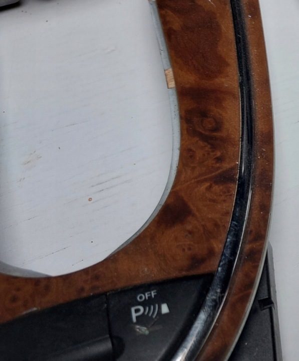 Рамка рычага КПП дерево декор Mercedes W211 E класс 211 821 69 58, фото 5